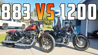 Sportser 883 vs. 1200 - Which Is The Better Beginner Bike?