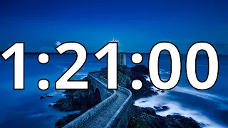 1 Hour 21 Minutes Countdown Timer With Alarm Sound At the End (Simple Beep)