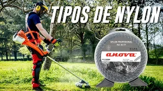 Tipos de nylon para desbrozadoras