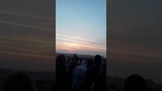 Stonehenge on the summer solstice 2017- sunrise