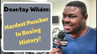 Is Deontay Wilder the hardest puncher in boxing history? The Mayweather Boxing Club decides