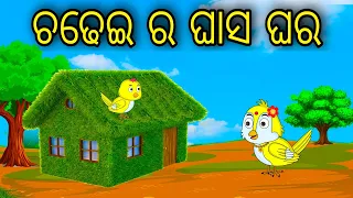 Chadhei Ra Ghasa Ghara |Odia Cartoon |Odia Bird Stories| Odia Chadhei Gapa| Odia Moral Story