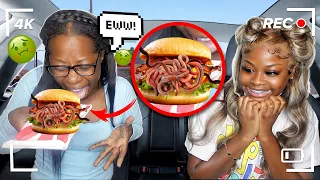 I PUT WORMS IN MY MOM’S FOOD… (SHE LOST IT😭)