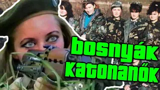 Bosnyák katonanők a délszláv háborúban