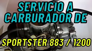 Como lavar carburador de Sportster 883 / 1200 / Buell 500 #tutorial #sportster883 #BuellBlast500