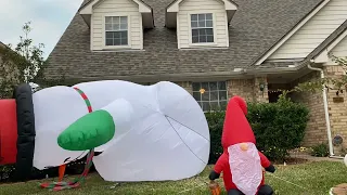 Snowman Timelapse with repositioning assistance