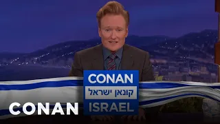 Conan Announces "Conan Without Borders: Israel" | CONAN on TBS