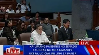 NTVL: Ika-limang pagdinig ng Senado kaugnay ng mga umano'y extrajudicial killing sa bansa (Part 2)