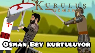 Osman Bey kurtuluyor | Kuruluş Osman Çizgi Dizi 4. Bölüm