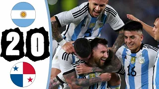 Argentina vs Panama 2-0 - All Gоals & Extended Hіghlіghts - Messi's amazing goal 2023 HD