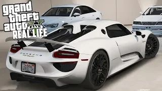 ГТА 5 Реальная Жизнь №355 МОЙ НОВЫЙ СУПЕРКАР - PORSCHE 918 SPYDER. ПЕРЕЕХАЛИ В НОВЫЙ ОСОБНЯК.