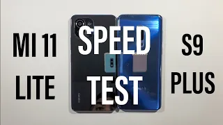 Xiaomi Mi 11 Lite vs Samsung Galaxy S9 Plus Speed Test