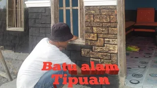 cetak batu alam dengan relief