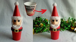 Santa Claus Making With Coffee Cup | How to Make Santa Claus at Home | Noorjahan Art