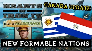 NEW FORMABLE NATIONS & URUGUAY PARAGUAY FOCUS TREE - Hearts of Iron 4: Trial of Allegiance Dev Diary
