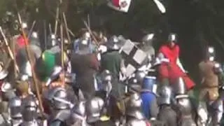 Biggest czech medieval battle war fight Libusin 2009