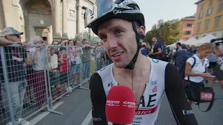 Adam Yates - Interview at the finish - Il Lombardia 2023