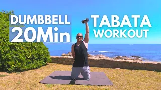 Tabata Workout Dumbbell 20 Min / Upper & Lower Body