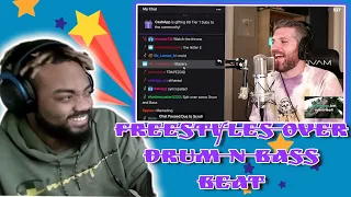 Harry Mack freestyles over a DnB Beat | Reaction