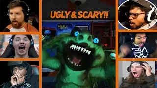 Gamers React To First Encounter And Jumpscare From an Urkling!! - MIDNIGHT EVIL