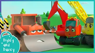 🚧 Sandpit Construction - Everyone Can Help 🚜 | Digley and Dazey | Kids Construction Truck Cartoons