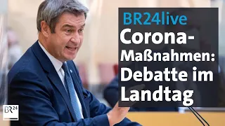 BR24live: Landtag debattiert über Corona-Maßnahmen | BR24