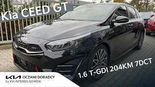 Kia CEED GT 2023 [1.6 T-GDI 204KM 7DCT] wersja GT w kolorze Black Pearl | dostępny od ręki | 4K