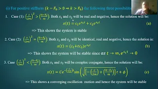 Self-excitation and Stability  Analysis in mechanical vibration