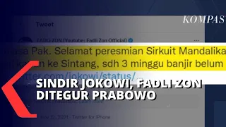 Sindir Presiden Jokowi, Fadli Zon Kena Tegur Prabowo!