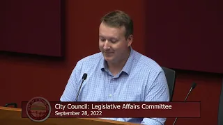 9.28.2022 - Legislative Affairs Committee