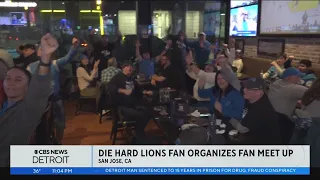 Detroit Lions fans take to the West Coast ahead of NFC championship game