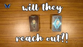 🥹🥰 WILL THEY REACH OUT?! ❤️‍🔥❤️‍🩹 *pick a card* Timeless Tarot Reading 🔮💫