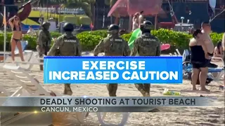 Deadly shooting at tourist beach in Cancun, Mexico