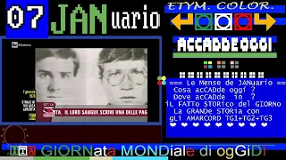 1978 Strage di Acca Larenzia * 07 GENNaio * videoscheda di RAI STORIA ACCADDE OGGi