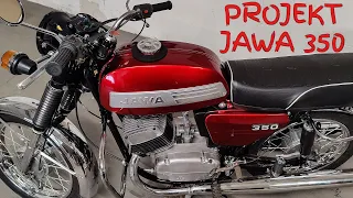 PROJEKT JAWA 350/634-7 - dokončení elektroinstalace a oživování stroje