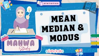 CARA CEPAT MENENTUKAN MEAN, MEDIAN, MODUS | Statistika Data Matematika