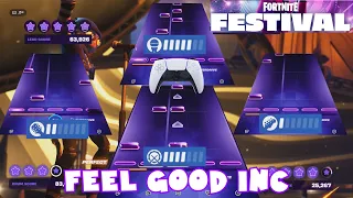 *NEW* Feel Good Inc by Gorillaz - Fortnite Festival Expert Full Band (March 7th, 2024) (Controller)