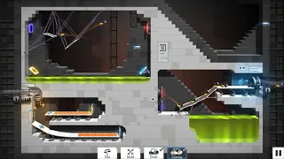 Bridge Constructor Portal   level 30 low budget solution