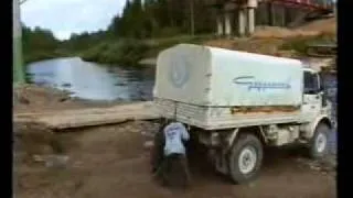 Unimog truck expedition North Russia Ural 1996 pt.2