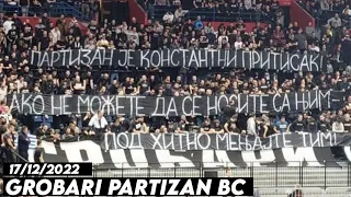 GROBARI PARTIZAN BC || KK Partizan Mozart vs Anadolu efes sk 17/12/2022