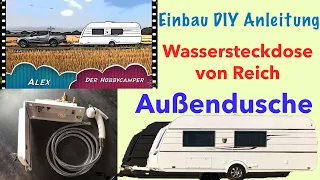 DIY Einbau Reich Wassersteckdose/Aussendusche