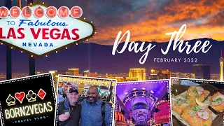 HAPPY HOURS, CIRCA & DOWNTOWN - Vegas Travel Vlog Day 3 - February 2022