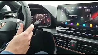 CUPRA Leon VZ 2.0 TSI (300 hp) on German Autobahn