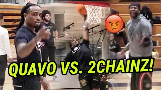 “Stop F*cking My Assists Up!” Quavo & 2 Chainz Ball Out In Private Run! Quavo's Got BOUNCE