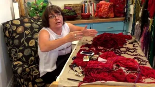 Hooked with Deanne Fitzpatrick "How do I hook a large rug if I don't have the right frame?