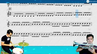 Lectura de Partitura en Trompeta - Play Along (Principiante/Fácil)