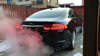 Jaguar XF 5.0 Supercharged Stock Exhaust Sound