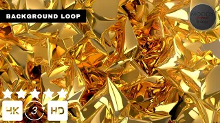 Billionaire Gold Million Particles In An Endless Loop - High Quality Background For 3 Hours In 4k!