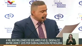 Rueda de prensa de Tarek William Saab, Fiscal General venezolano, 30 agosto 2018