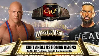 Kurt Angle VS Roman Reigns - GWF Prestigious Honor All Star Championship Match WWE2K24
